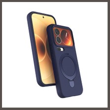 Nexora Living Mi 17 Pro Regal Magsafe Standlı Kapak - Lacivert Nxrlvng