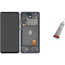 Elitse Samsung Galaxy S20 Fe OLED Dokunmatik Ekran Çıtalı (Siyah)