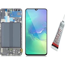 Elitse Samsung A70 OLED Dokunmatik Ekran Çıtalı (Siyah)