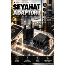 Evrensel Fişten Avrupa Prize Dönüştürücü Seyahat Adaptörü