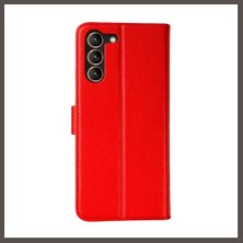 Nexora Living Samsung Galaxy S23 Plus Trend S Plus Kapaklı Kılıf - Kırmızı Nxrlvng