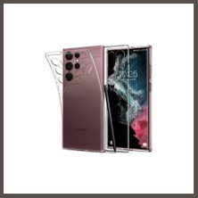 Nexora Living Samsung Galaxy S23 Ultra Kılıf Lüx Şeffaf Silikon Nxrlvng