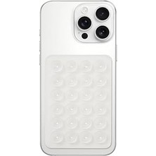 Silikon Vantuzlu Şeffaf Telefon Kılıfı, Araç Telefon Tutucu