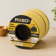 Marsilyan Kapı Pencere D Profil Fitil 9X6MM Kahverengi 100M (2X50M)