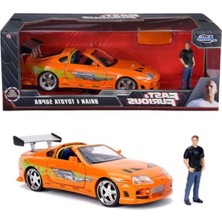 Jada 1:24 Fast & Furious Brian's 1995 Toyota Supra Mk4 Figürlü Set