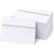 100 Adet Kendinden Yapışkanlı Beyaz Mektup Zarfı - 16X11 cm