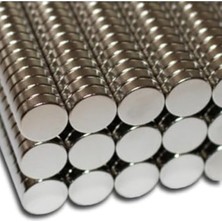 Güçlü Neodyum Mıknatıs, 30 Adet, 10 mm Çap, 3 mm Kalınlık