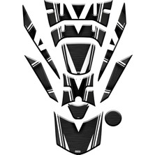 Gogo Premium Honda Pcx 2018 - 2020 Uyumlu Tank Pad Set 005