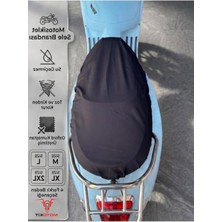 Lüks Motosiklet Sele Koltuk Kılıfı, Siyah - Xl Beden