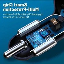 6 Portlu Hızlı Araç Şarj Cihazı, 4 USB ve 2 Type-C Ile
