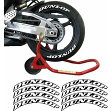 Gogo Premium Dunlop Beyaz 3D Lastik Yanak Yazısı
