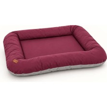 Marsilyan Kedi Köpek Yatağı Premium Su Geçirmez Imperteks Yatak · Bordo · M · 60 × 85 × 13 cm
