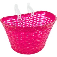 Hasır Desenli Plastik Ön Sepet, 16-20 Jant Uyumlu Çocuk Bisikleti Için