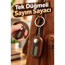 Mucit Home 1 Adet Tek Düğmeli Zikirmatik Sayım Sayacı Anahtarlık Zikirmatik Dijital Tesbih