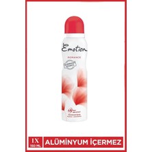 Marsilyan Emotion Romance Kadın Vegan Deodorant 150 ml Hızlı Kurur, Leke Bırakmaz