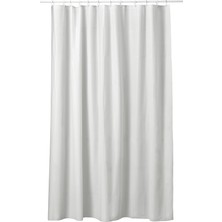 Ikea Nordrönn Duş Perdesi, Beyaz, 180X200 Cm, Banyo
