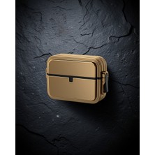 TeknoKapsül Apple Airpods 3 (3.nesil) 404 Kilitli Kılıf - Gold