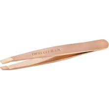 Mini Slant Tweezer Rose Gold - Cımbız