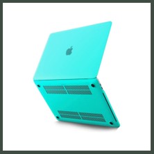 Bezos Macbook Pro 13 2021 Macbook Buzlu Kapak - Yeşil Nhr