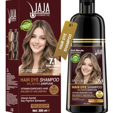 Saç Boyası Şampuanı Küllü Kumral, Erkekler ve Kadınlar Için Bitkisel Saç Boyası Şampuanı, Gri Saç Kapatıcı, Sülfatsız ve Vitamin Zenginleştirilmiş Şampuan 300 ml