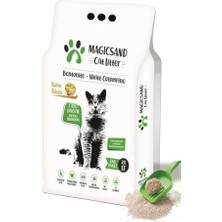 Kavun Kokulu Kedi Kumu, 20 LT,%100 Beyaz Bentonit, Ince Taneli