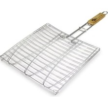 Aygaz Gurme Balık Izgarası, Barbekü Balık Izgara Sepeti, Bbq Balık Izgara Teli, Paslanmaz Çelik Barbekü Izgara Malzemeleri, Ahşap Saplı