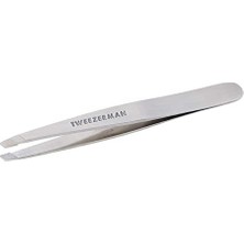 Slant Tweezer Classic Stainless Steel - Cımbız
