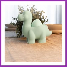 Salmore 3D Baskı Dinozor Yumurtalık - Sevimli Eggosaurus Yumurta Tutucu-Mint Bty