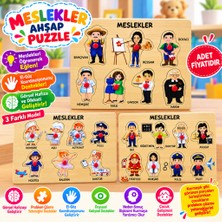 Popüler Sepet 163/164/165 Ahşap Tutmalı Meslekler Adet Fiyatıdır