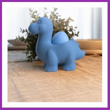 Salmore 3D Baskı Dinozor Yumurtalık - Sevimli Eggosaurus Yumurta Tutucu-Mavi Bty