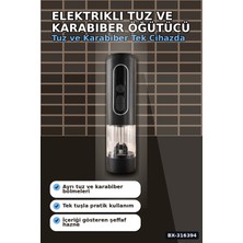 Eco Lounge Tuz ve Karabiber Öğütücü Şarjlı Çift Hazneli LED Ekranlı 900 Mah Model BX-316394