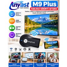 Azurtech Anycast M9 Plus Kablosuz Görüntü Aktarıcı HDMI Dongle Wifi Ekran Yansıtma Cihazı