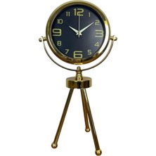 Tr Vintage Prestige Üç Ayaklı Metal Masa Saati