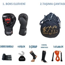 Tr Do Boks Eldiveni, Kick Boks Antrenman Seti, 12 Oz, Siyah, Unisex