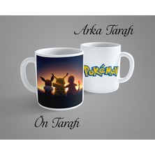 OGC Pokemon Charmander-Pikachu-Eevee Porselen Kupa Bardak