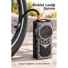 Eco Lounge Otomobil ve Motosiklet Lastikleri Için Dijital Hava Pompası