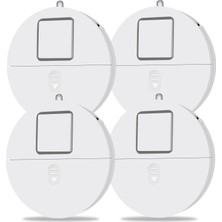 Tr Pencere Alarmı 4 Paket - Neredeyse Her Pencere ile Uyumlu Yüksek 120DB Alarm ve Titreşim Sens�
