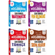 Ankara Yayıncılık 7. Sınıf Güçlendiren Matematik, Fen Bilimleri, Türkçe ve Sosyal Bilgiler Soru Bankaları 4 Kitap Güncel Bağlam Temelli Sorular