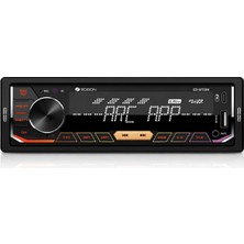 Tr Edison ED-BT500 Oto Teyp, Radyo, USB ve Type-C Bağlantı, 7 Renk, 4X50 Güç Çıkışı, Telefo