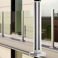 Tr Cam Korkuluk Direği, Paslanmaz Çelik Cam Korkuluk Direği, Havuz, Veranda, Bahçe ve Balkon Iç