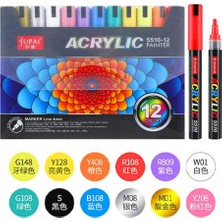 Jupai Akrilik Marker 5510-12 12 Renk