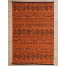 Tr Kiremit Iskandinav Şönil Halı Kaymaz Taban Yıkanabilir Salon Halısı Mutfak Yolluk