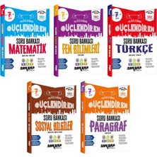 Ankara Yayıncılık 7. Sınıf Güçlendiren Matematik, Fen Bilimleri, Türkçe, Sosyal Bilgiler ve Paragraf Soru Bankaları 5 Kitap Güncel Bağlam Temelli Sorular