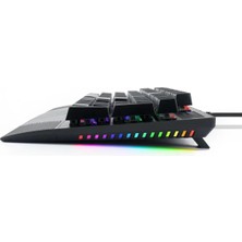 Tr K-662 Mekanik Oyuncu Klavyesi, Rainbow Rgb Işıklı, Blue Switch, 104 Tuş, Siyah