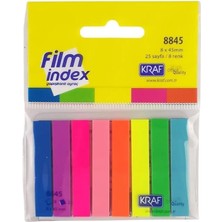 Tr 12X45 Index Film Pp Yapışkanlı Not Kağıdı 8 Renk 25 Yaprak 51247