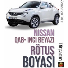 Tr Nissan Juke Inci Beyaz Otomobil Çizik Giderici Rötüş Boyası 20+20ML Çift Şişe, Qab-Jukef