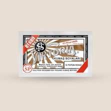 Str Store Viktoria Kumaş Boyasi 16 Tütün Rengi - (3 Paket Boya + 2 Paket Fiske)