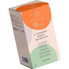 Tr Q More 60 Kapsül Vitamin C - Vitamin D, Propolis, Probiyotik, Çinko, Selenyum Içeren Takviye E