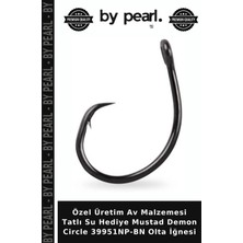 Özel Üretim Av Malzemesi Tatlı Su Hediye Mustad Demon Circle 39951NP-BN Olta Iğnesi