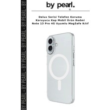 Delux Serisi Telefon Koruma Koruyucu Kap Mobil Ürün Redmi Note 13 Pro 4g Uyumlu Magsafe Kılıf